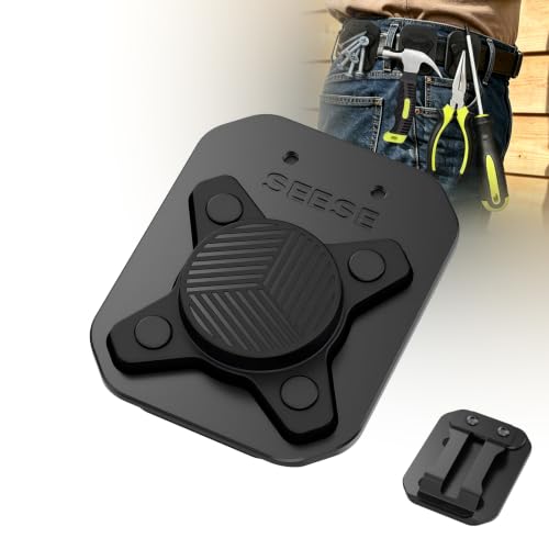 Magnetic tool holder belt clip